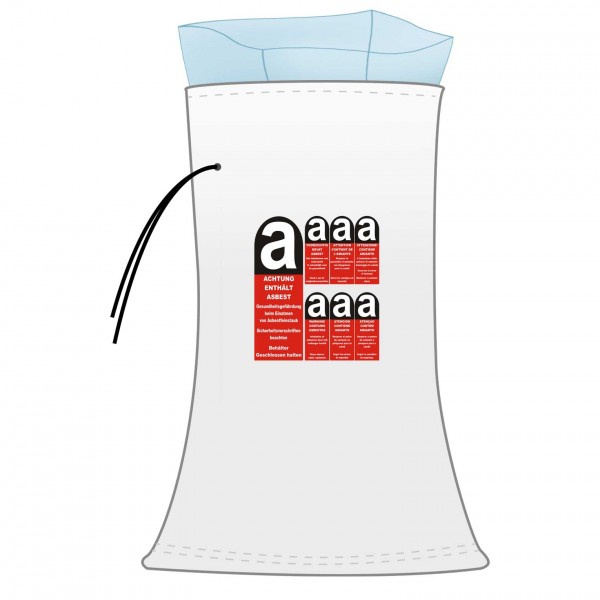 PP-Bag, “Asbestos+Inliner” 70x110cm