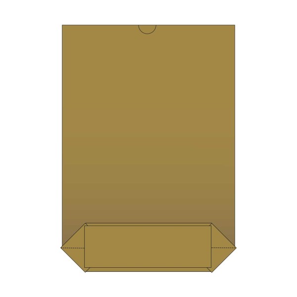 Open mouth paper bag 550x850x160 mm